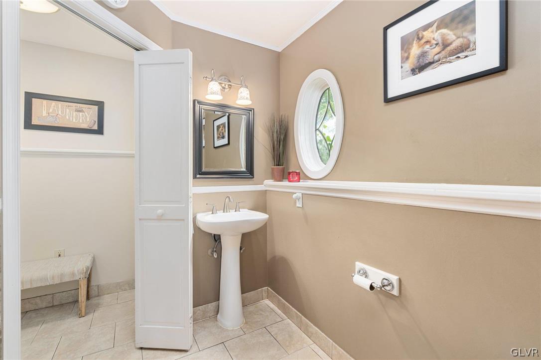 9325 Danner Road New Tripoli, PA 18066 - Photo 22 of 50 a bathroom with a sink and a mirror