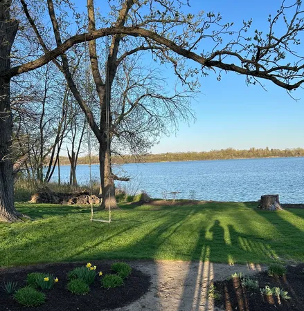 a view of an outdoor space and a yard