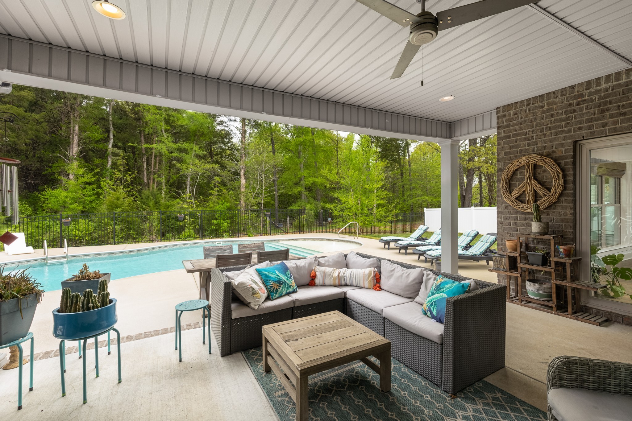 7970 Richpine Drive Murfreesboro, TN 37128 - Photo 27 of 30 a outdoor living space with furniture and garden view