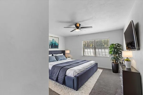 a view of balcony with wooden floor