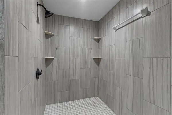 an aerial view of residential house with parking space