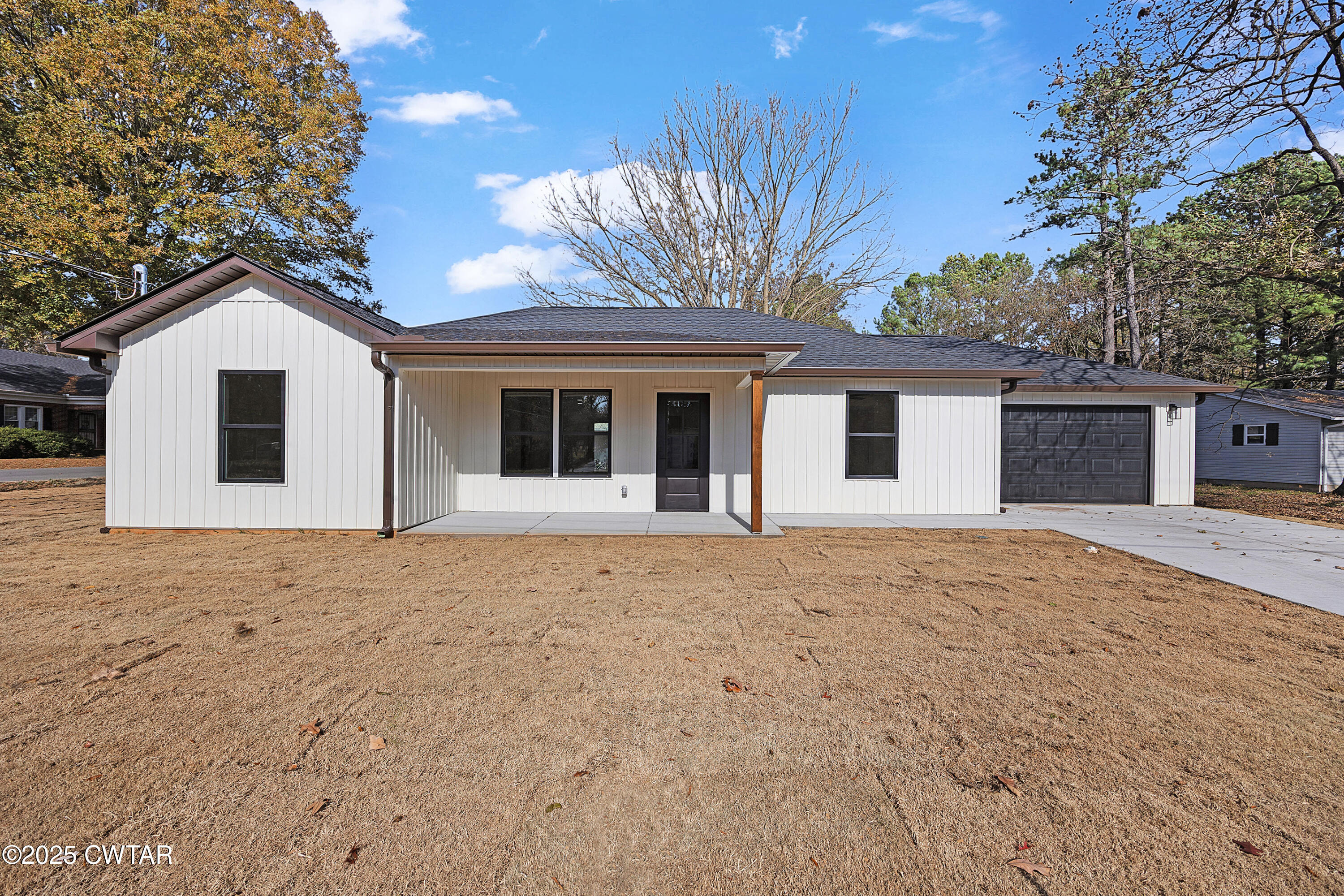 a house with a outdoor space