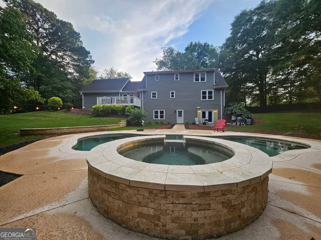 a view of hallway with stairs