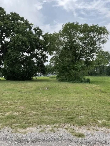 a view of a golf course with a lake