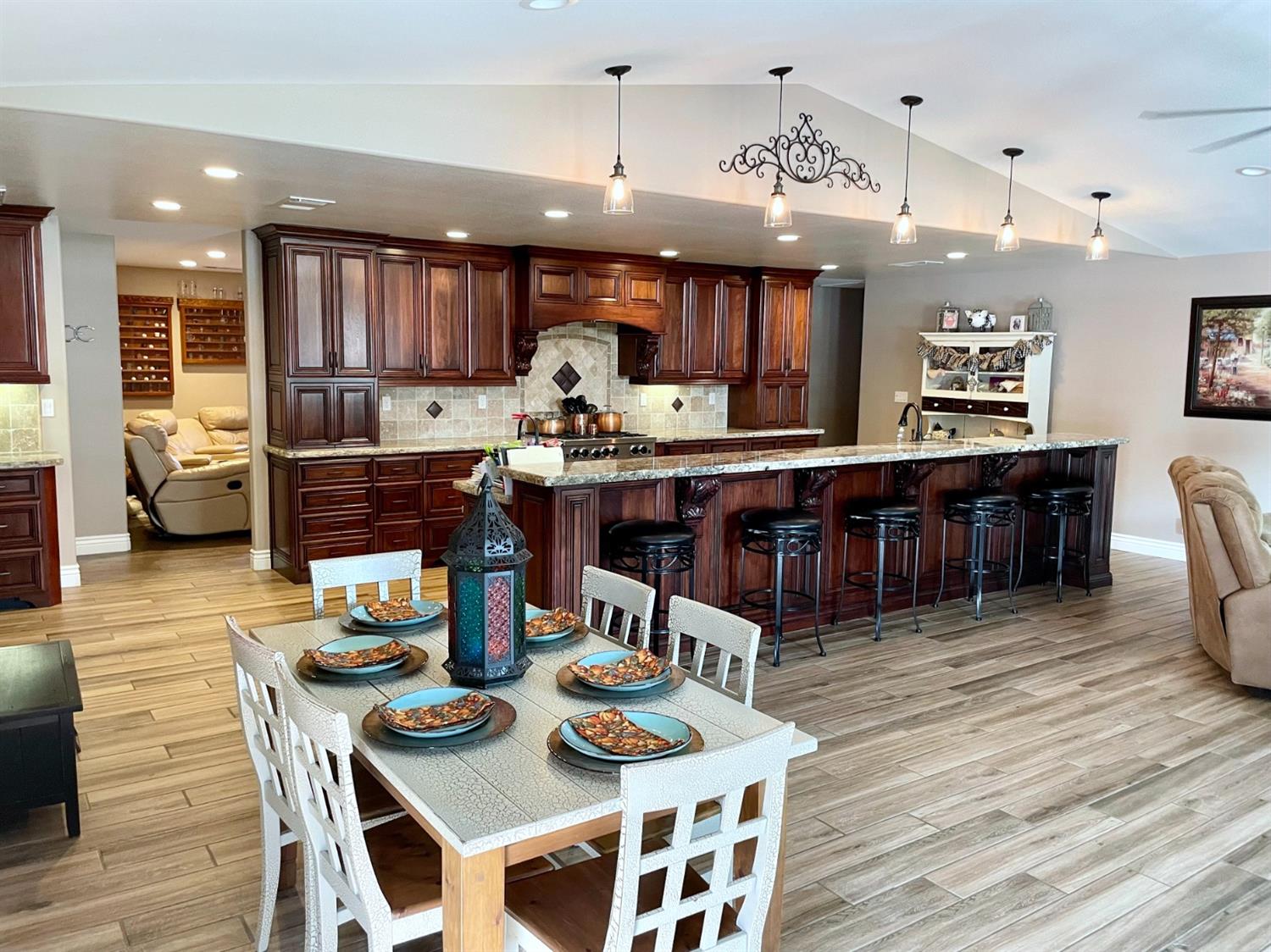 16760 West Hanford Armona Road Lemoore, CA 93245 - Photo 16 of 36 a view of a dining room with furniture