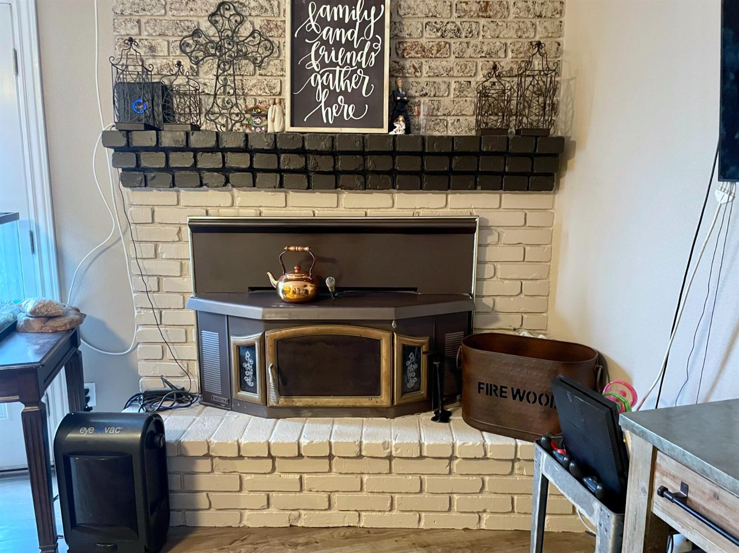 16760 West Hanford Armona Road Lemoore, CA 93245 - Photo 20 of 36 a view of fireplace and windows