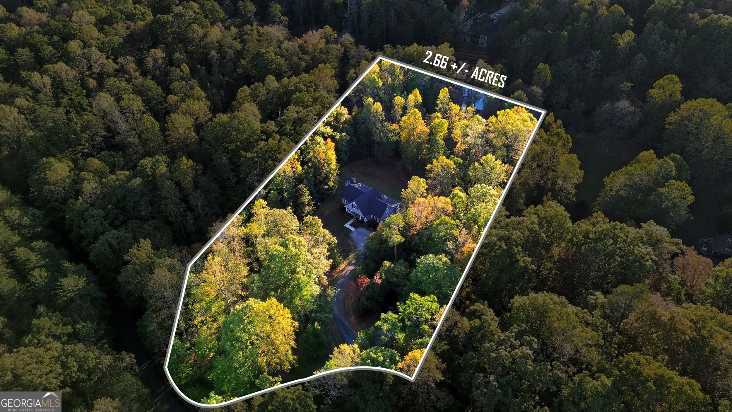 478 Chattahoochee Glen Road Clarkesville, GA 30523 - Photo 6 of 58 an aerial view of swimming pool patio and outdoor seating