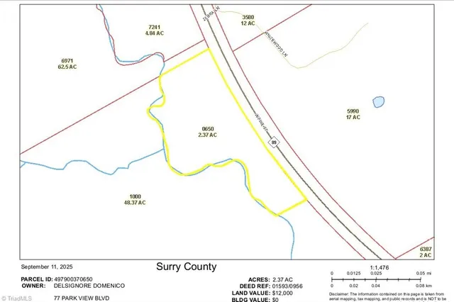 $25,000 | 6101 West Pine Street, Mount Airy, NC 27030