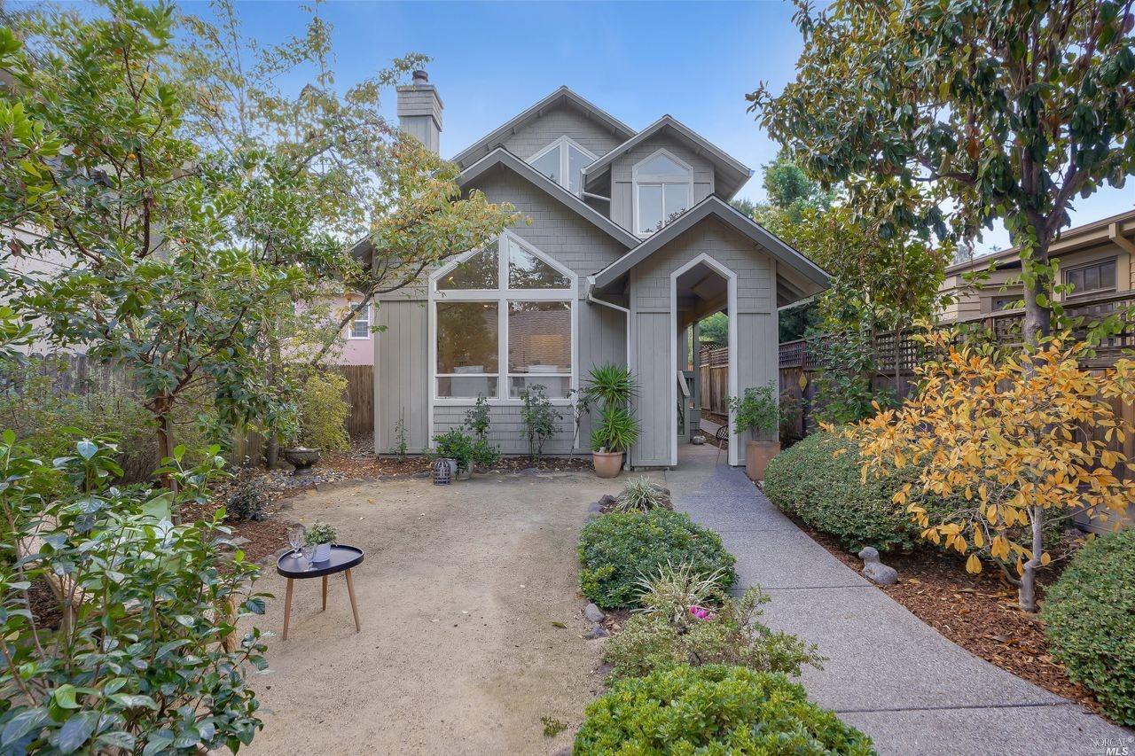 73 Kensington Road San Anselmo, CA 94960 - Photo 1 of 1 a front view of a house with garden