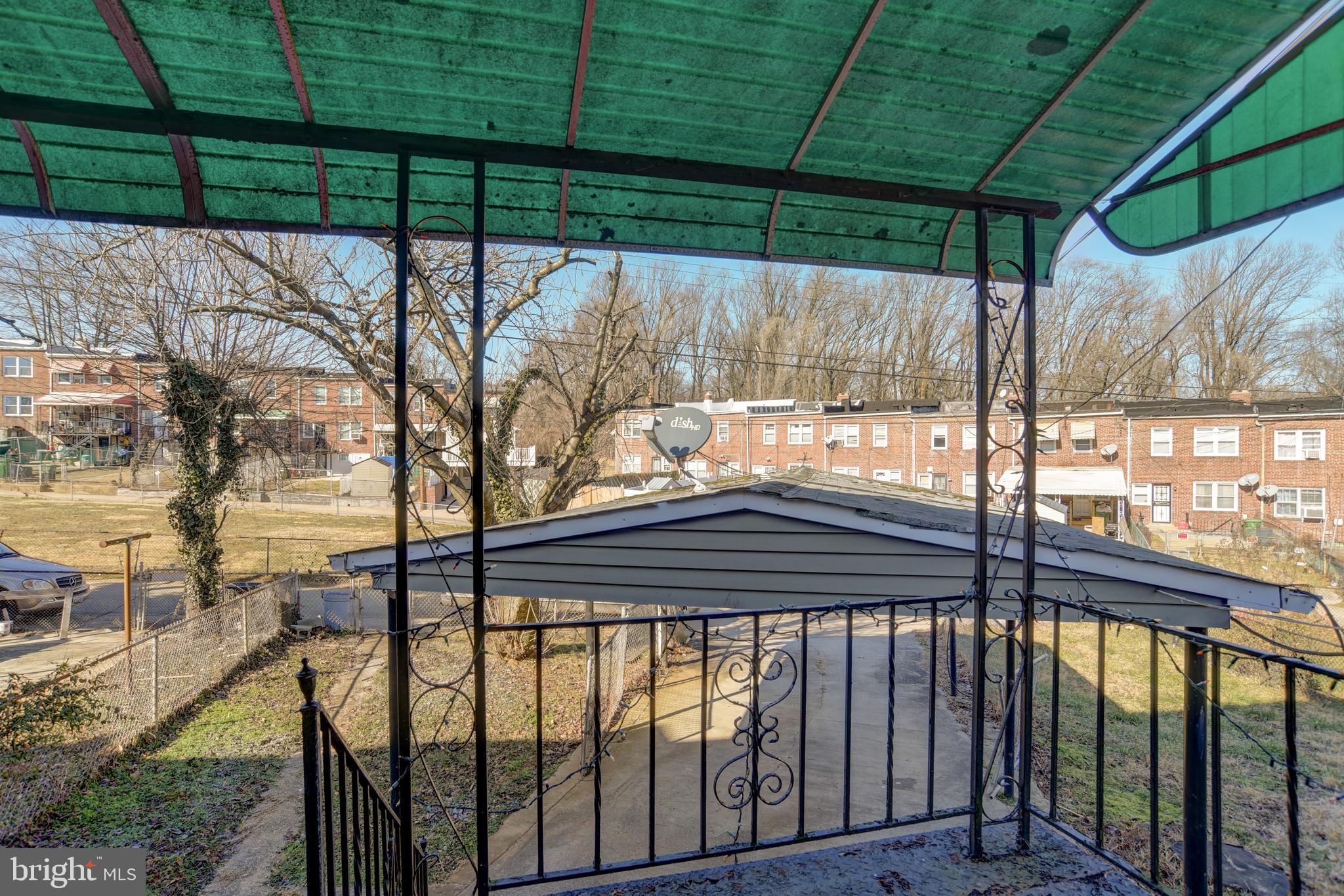 4240 Flowerton Road Baltimore, MD 21229 - Photo 23 of 28 Covered rear porch/balcony