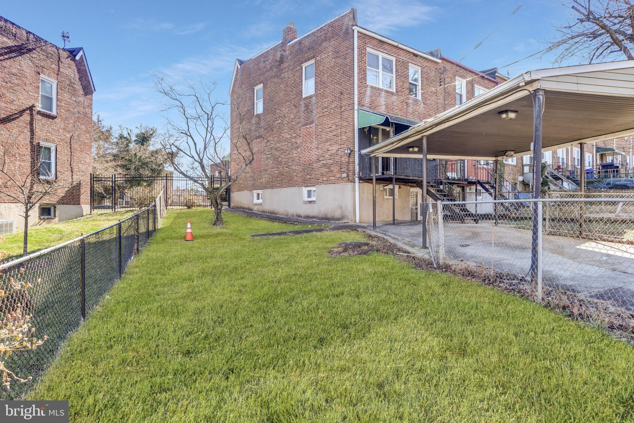 4240 Flowerton Road Baltimore, MD 21229 - Photo 25 of 28 Expansive yard with this end unit rowhome!