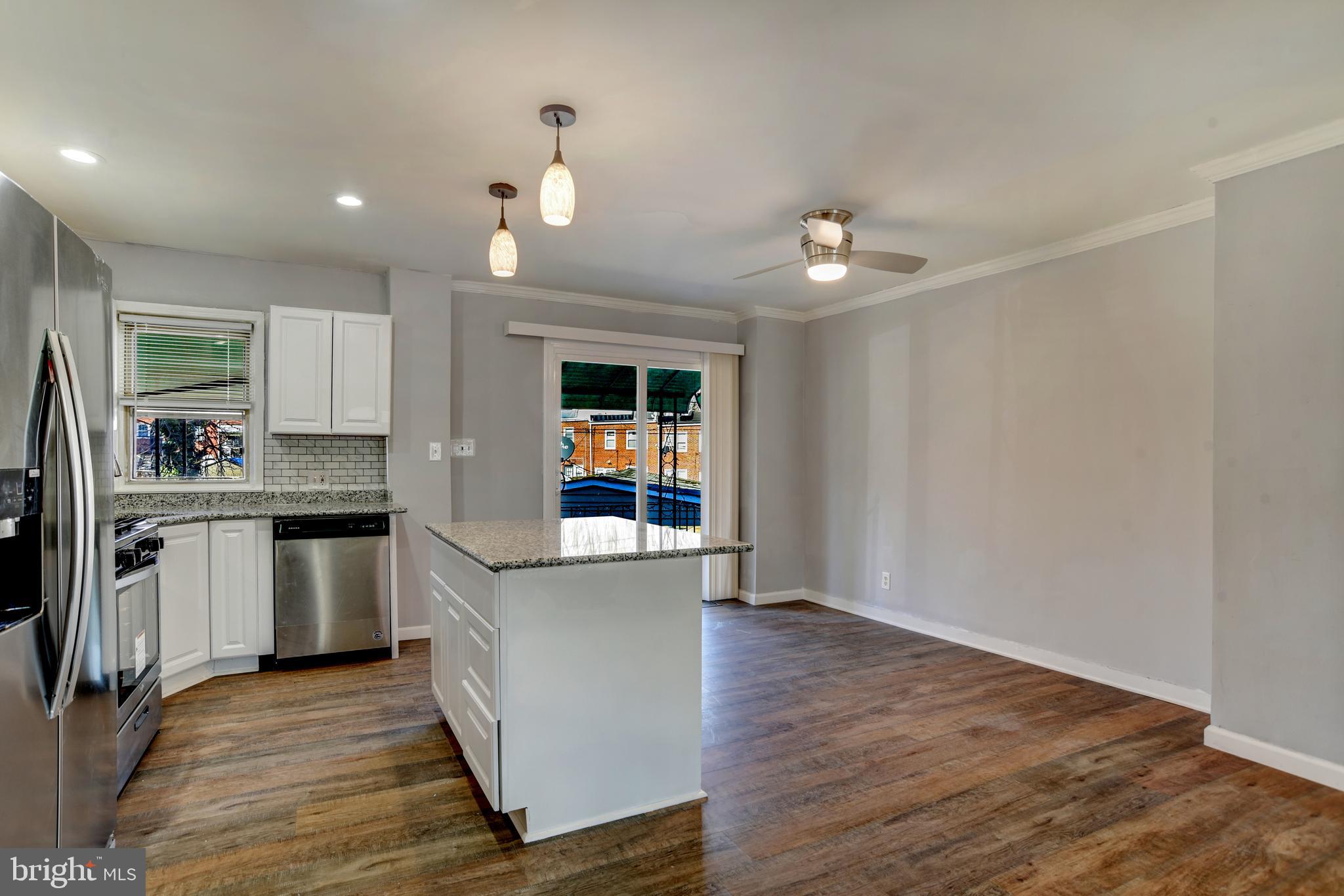 4240 Flowerton Road Baltimore, MD 21229 - Photo 6 of 28 Contemporary kitchen; granite counter tops