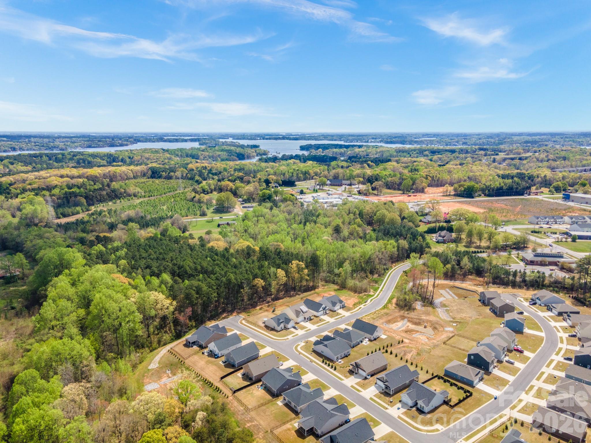 8220 Mccormick Street Terrell, NC 28682 - Photo 32 of 33 an aerial view of a house with a yard