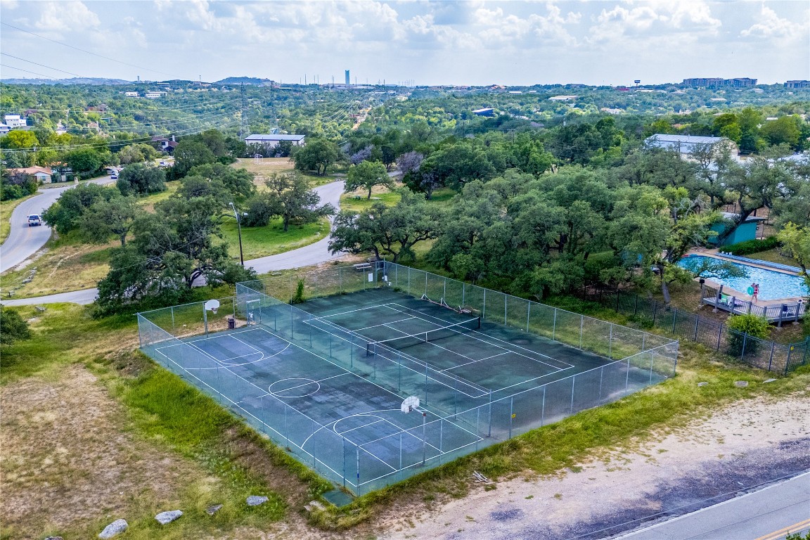 2016 Whitebead Trail Austin, TX 78734 - Photo 21 of 31 an aerial view of a backyard