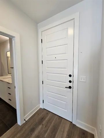 wooden floor in an empty room