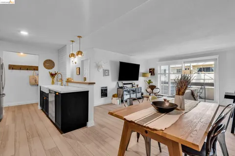 a view of kitchen with breakfast area