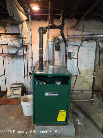 a view of water heater room