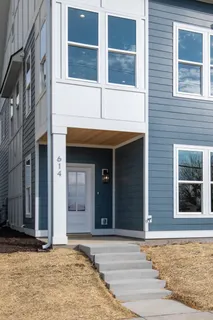 a view of a building entrance