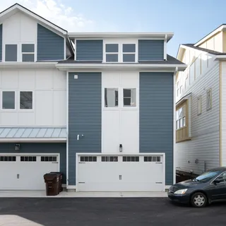 a car parked in front of a building