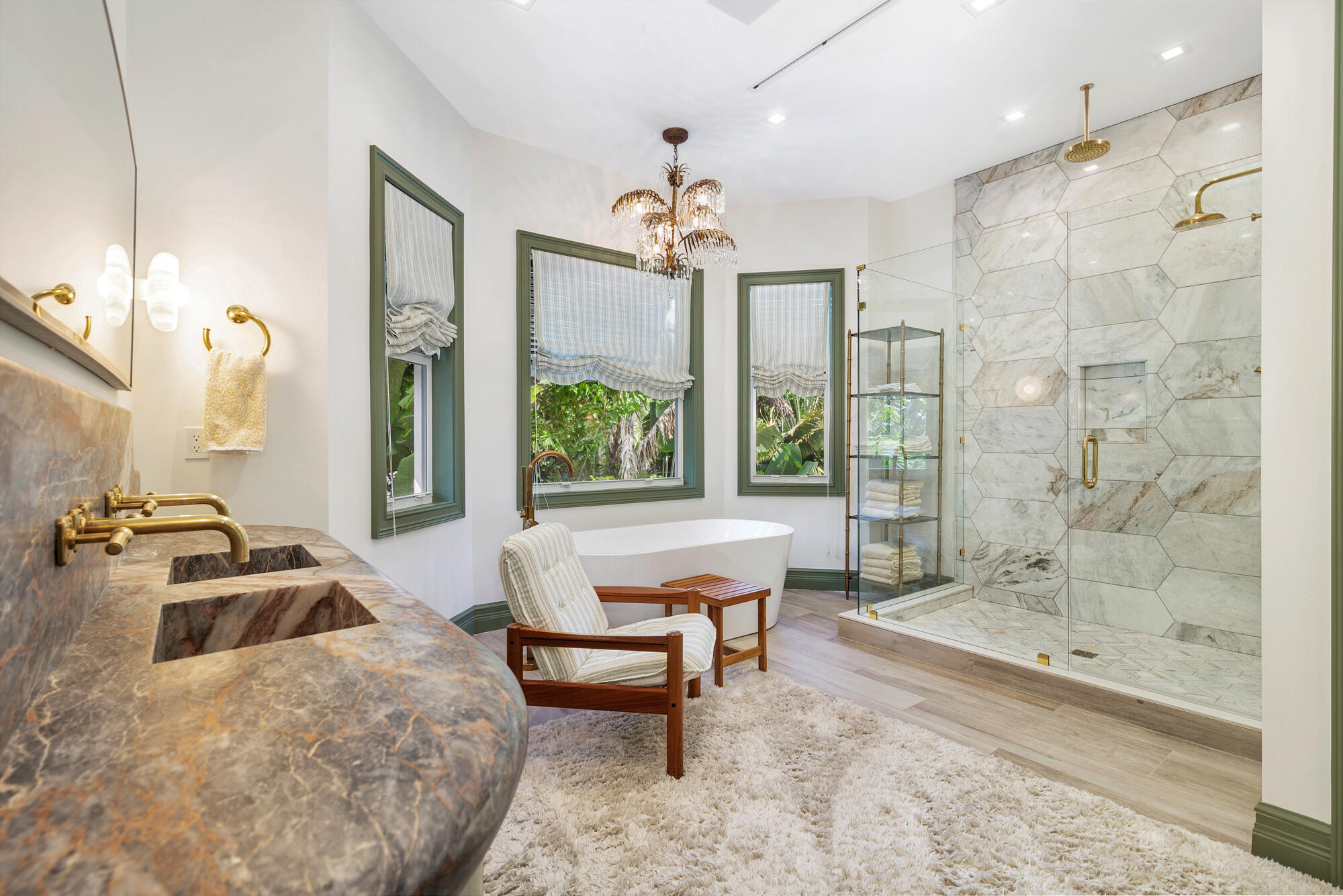 140 Edmor Road West Palm Beach, FL 33405 - Photo 16 of 30 a very nice looking room with a large window and chandelier