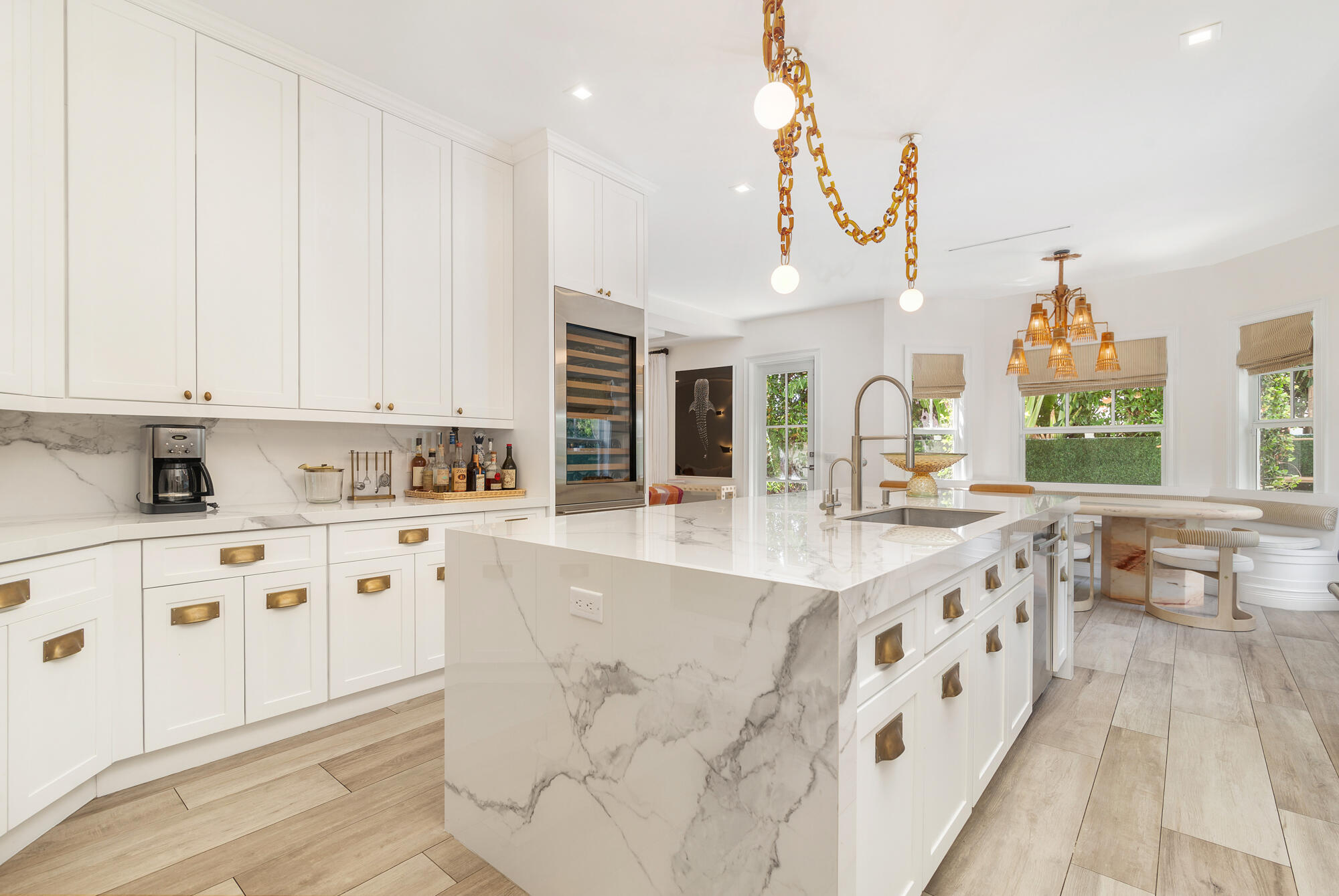 140 Edmor Road West Palm Beach, FL 33405 - Photo 7 of 30 a large kitchen with granite countertop a white cabinets and sink