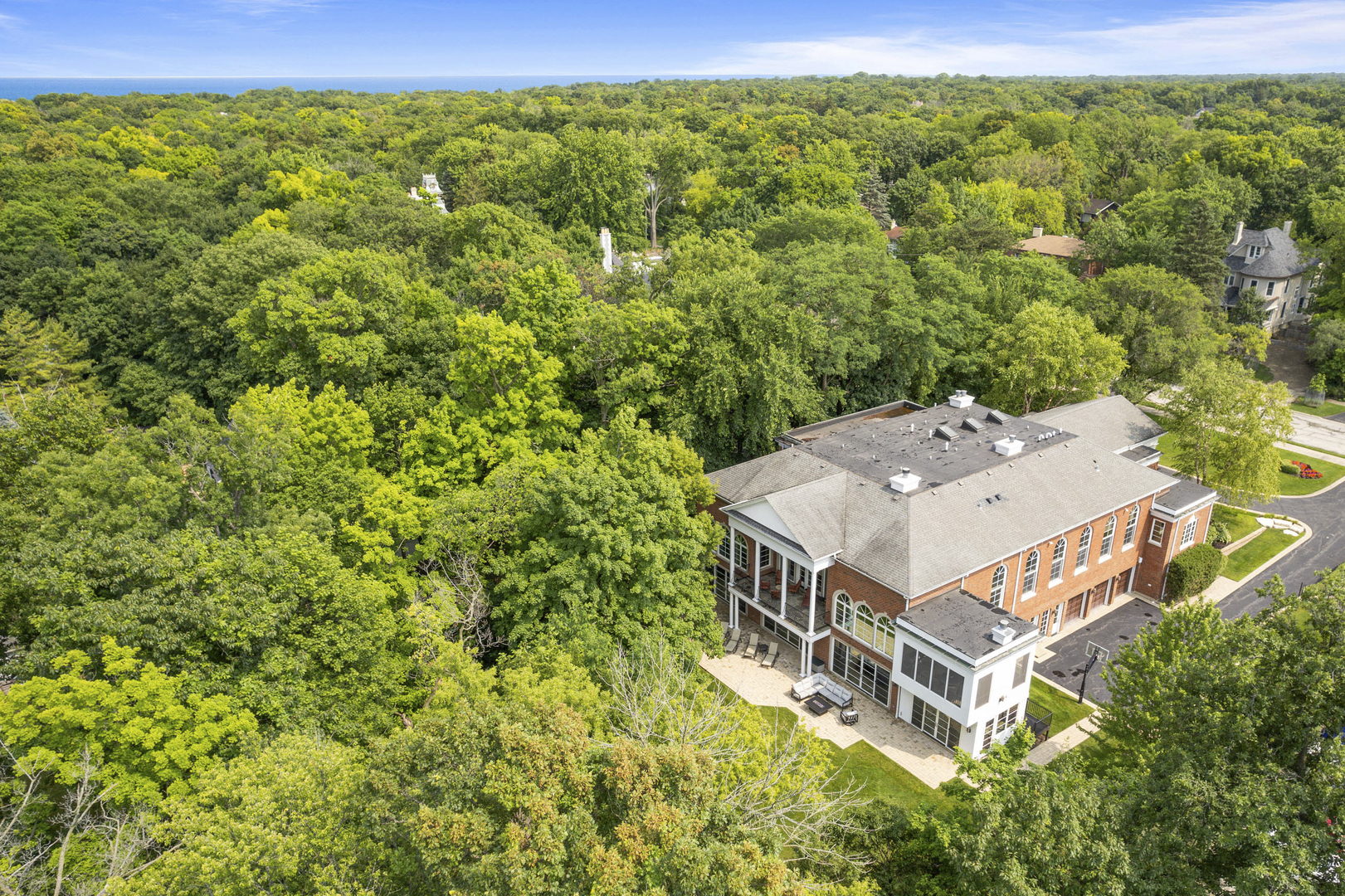 493 Hazel Avenue Highland Park, IL 60035 - Photo 3 of 52 an aerial view of a house with balcony