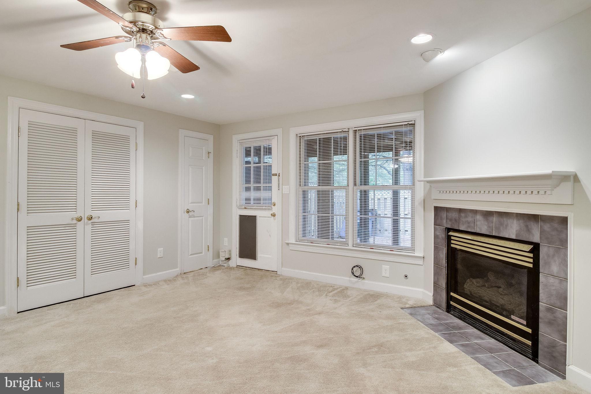 3600 Ransom Place Alexandria, VA 22306 - Photo 33 of 54 Fully finished, walk out rec room with fireplace