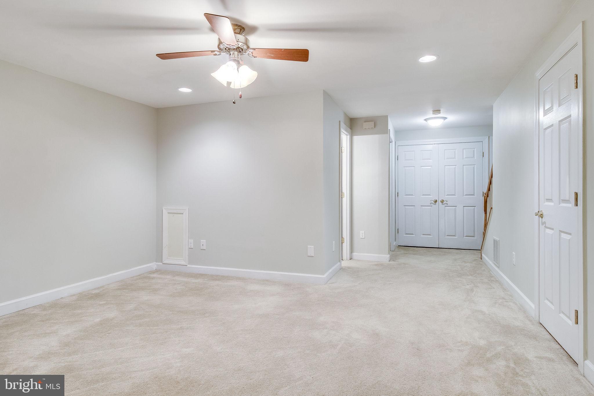 3600 Ransom Place Alexandria, VA 22306 - Photo 34 of 54 Fully finished, walk out rec room with fireplace
