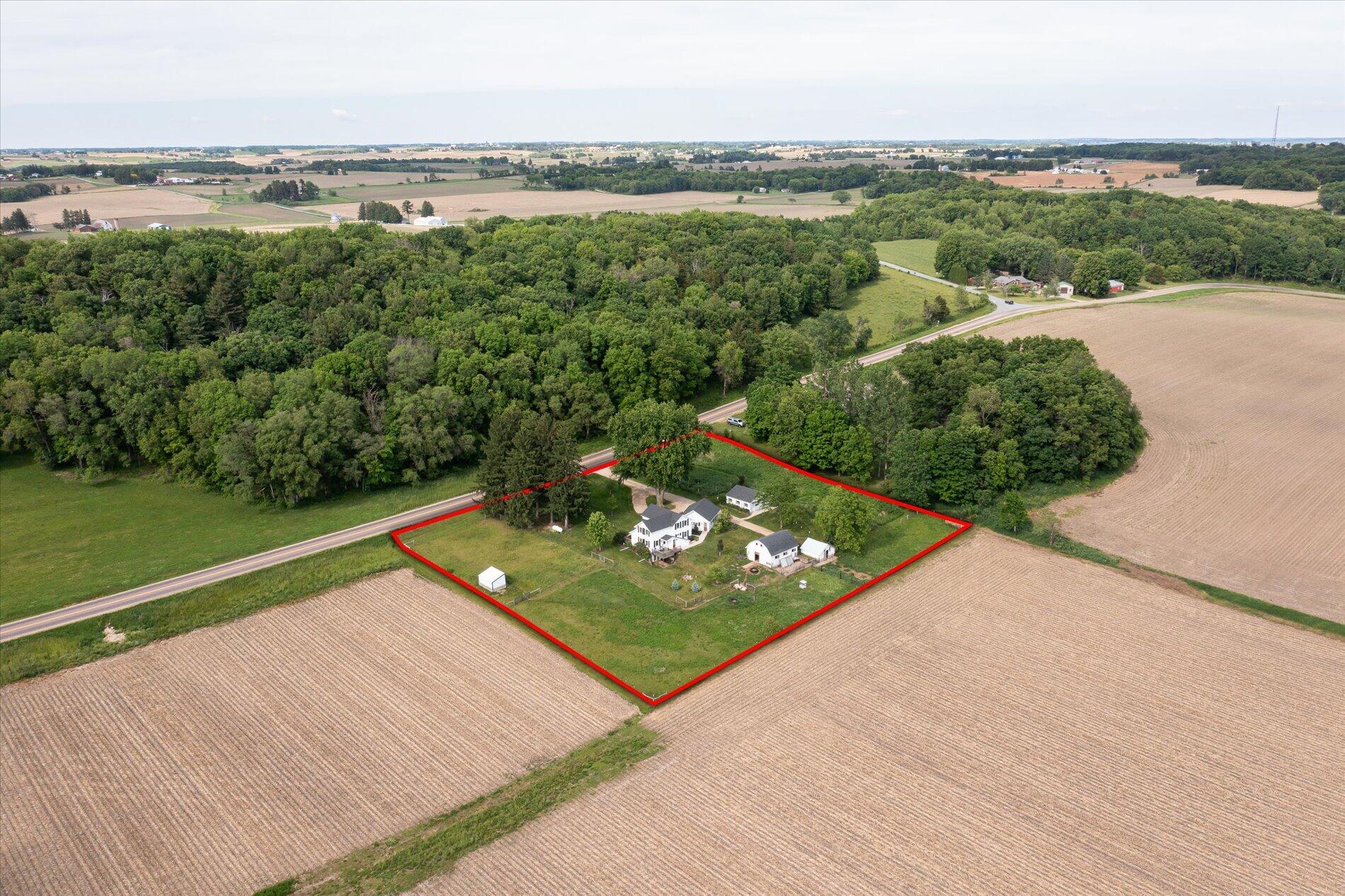 E6791 A County Road Viroqua, WI 54665 - Photo 6 of 61 Aerial - Lot Lines