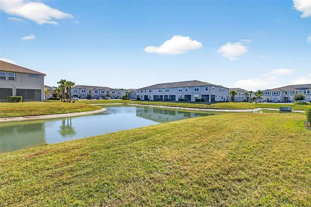 a view of swimming pool and lake view