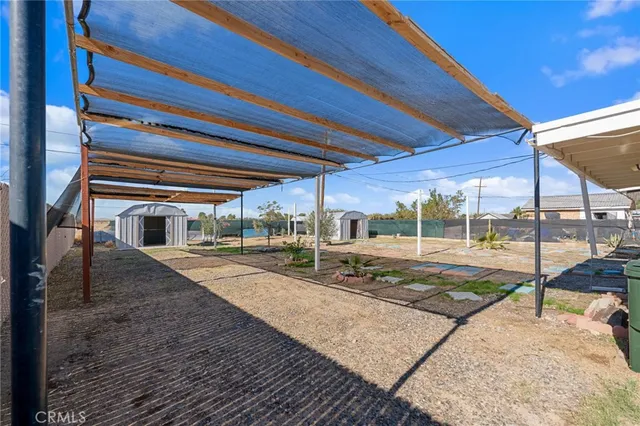 a view of a roof deck