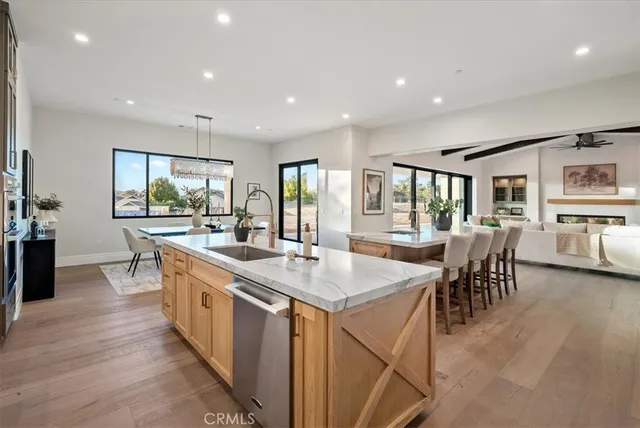 a work room with furniture and a window
