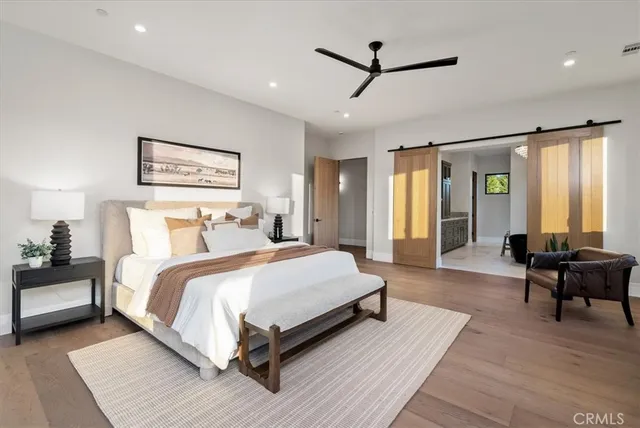 a living room with a couch and fireplace