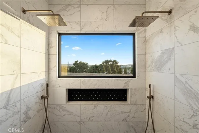 a close view of a sink and a table in a room
