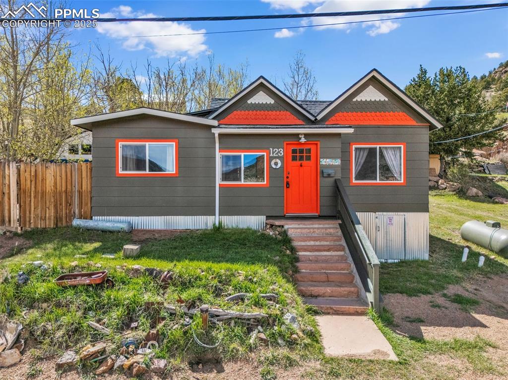 View of front facade Facing 7th Street