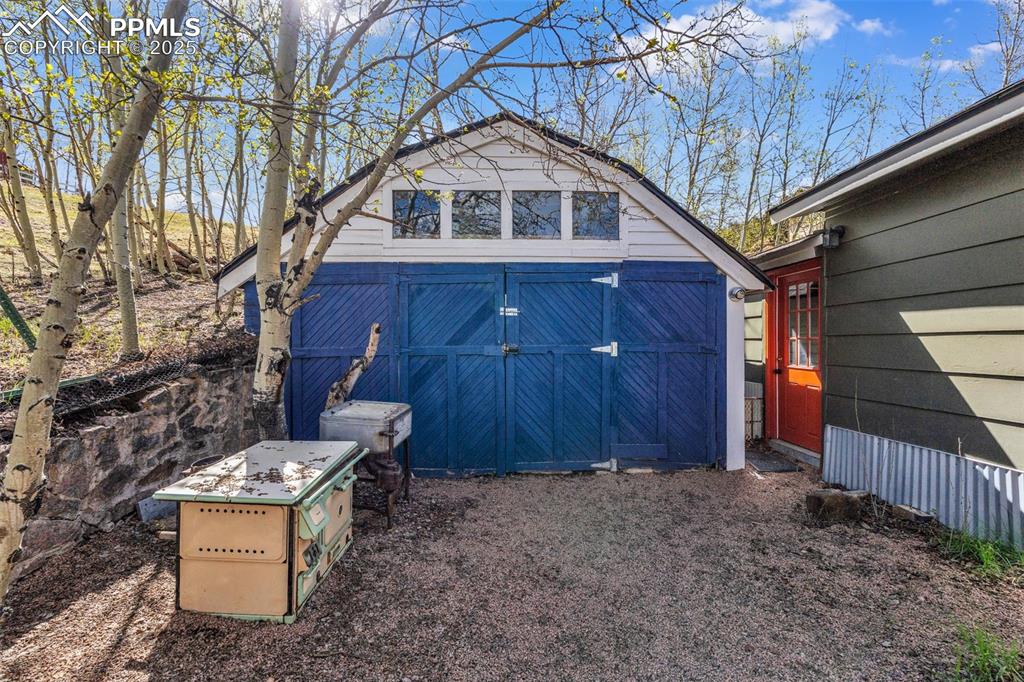 123 7th Street Victor, CO 80860 - Photo 44 of 50 Back yard with access to Garage