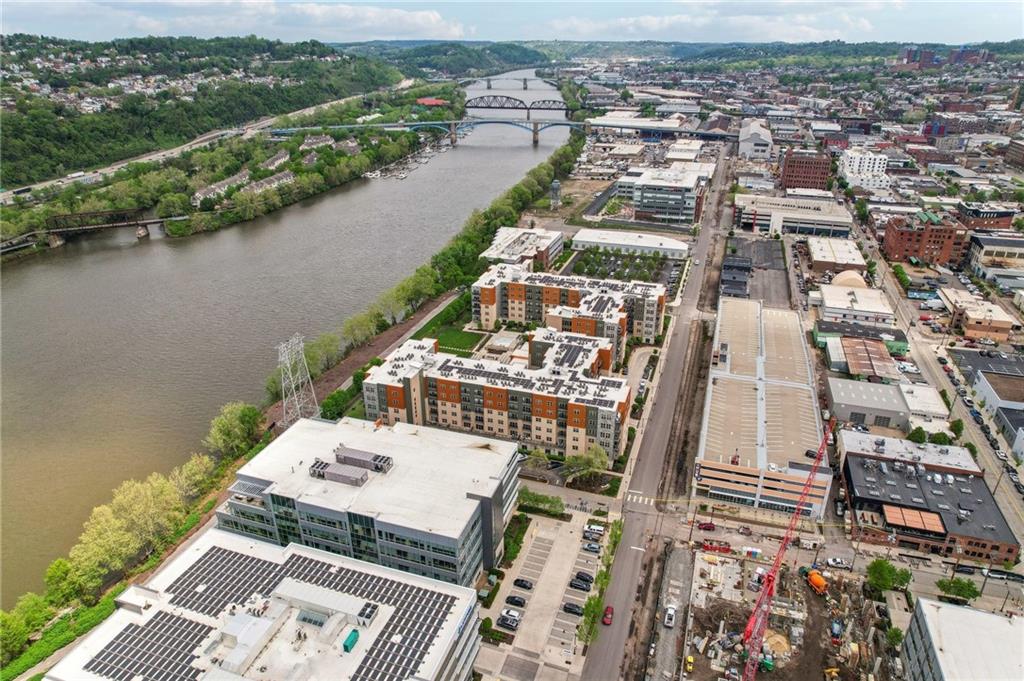 215 25th Street, Unit 7 Pittsburgh, PA 15222 - Photo 45 of 49 an aerial view of a city with lake view