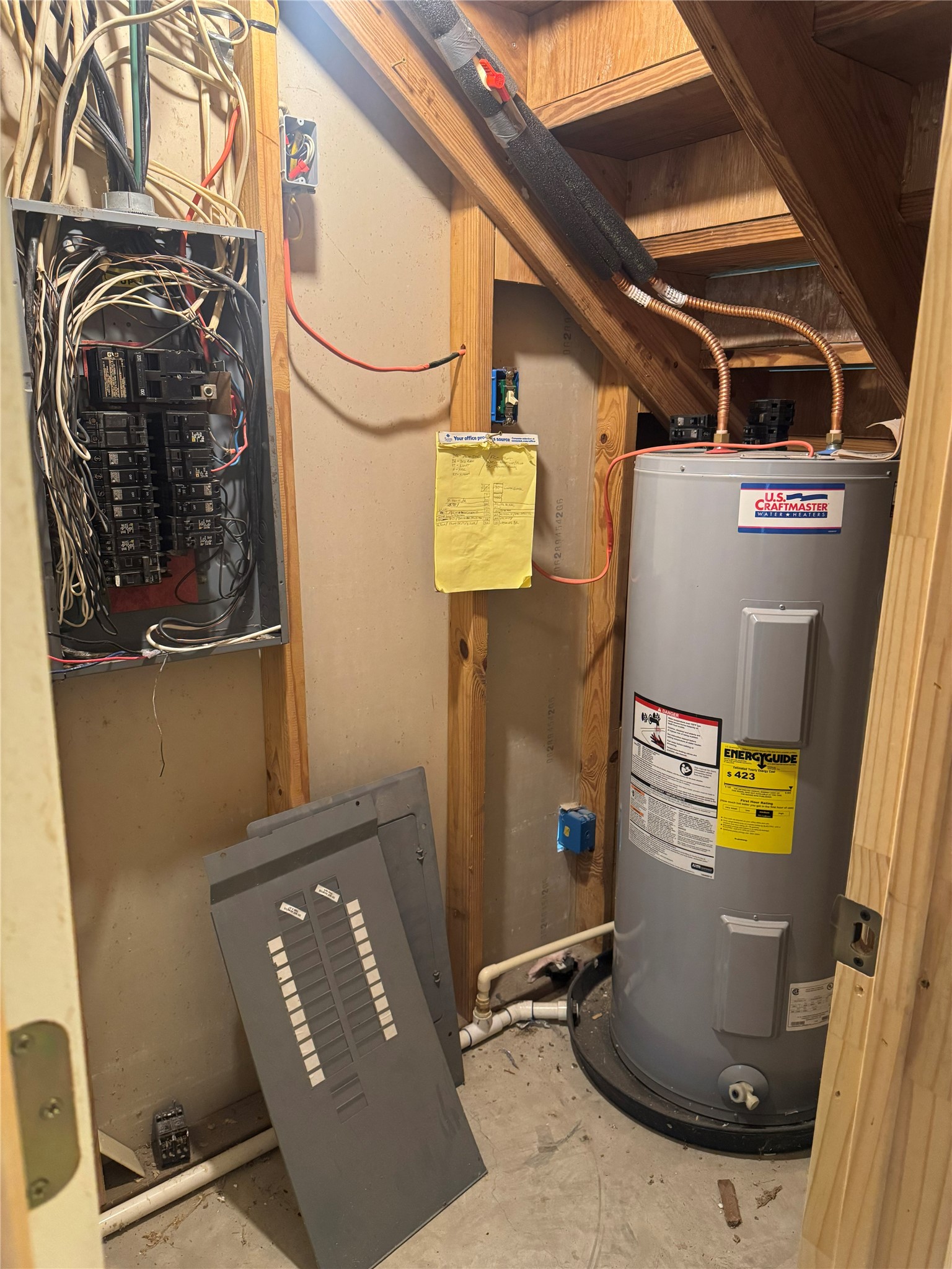 14 North Fairway Loop Coldspring, TX 77331 - Photo 18 of 38 Panel and water heater