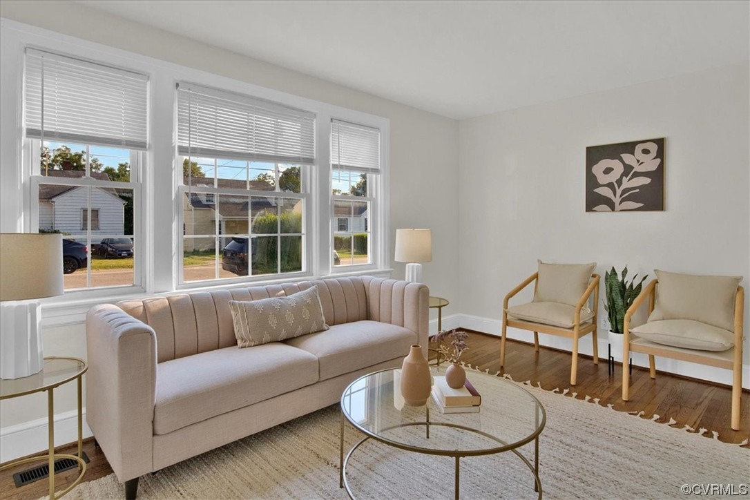 2309 Wright Avenue Richmond, VA 23224 - Photo 9 of 39 a living room with furniture and a large window