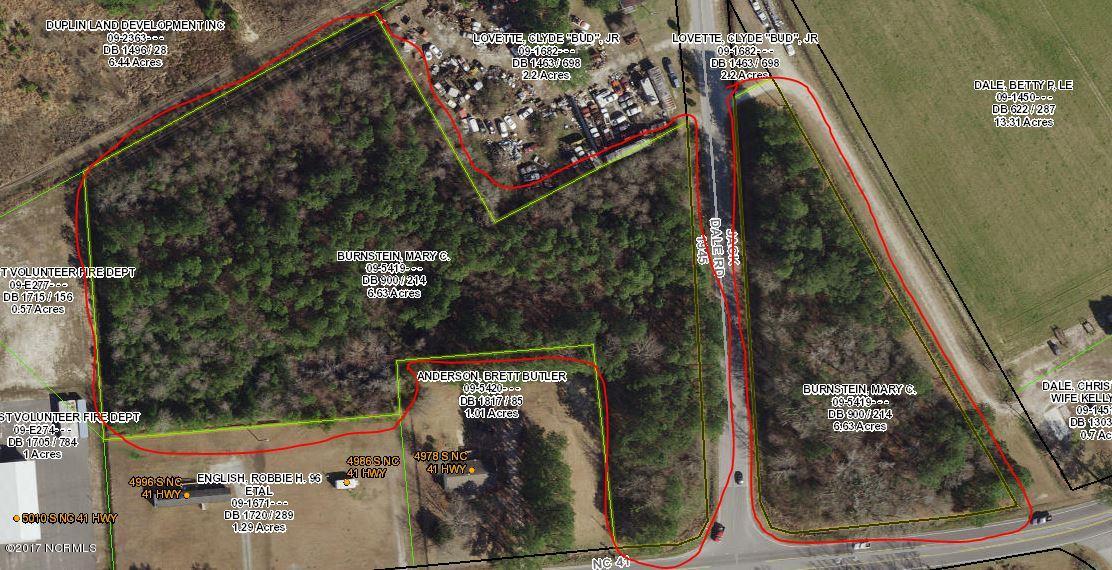 1 Jack Dale Road Wallace, NC 28466 - Photo 1 of 3 Jack Dale Two Parcel Land Map