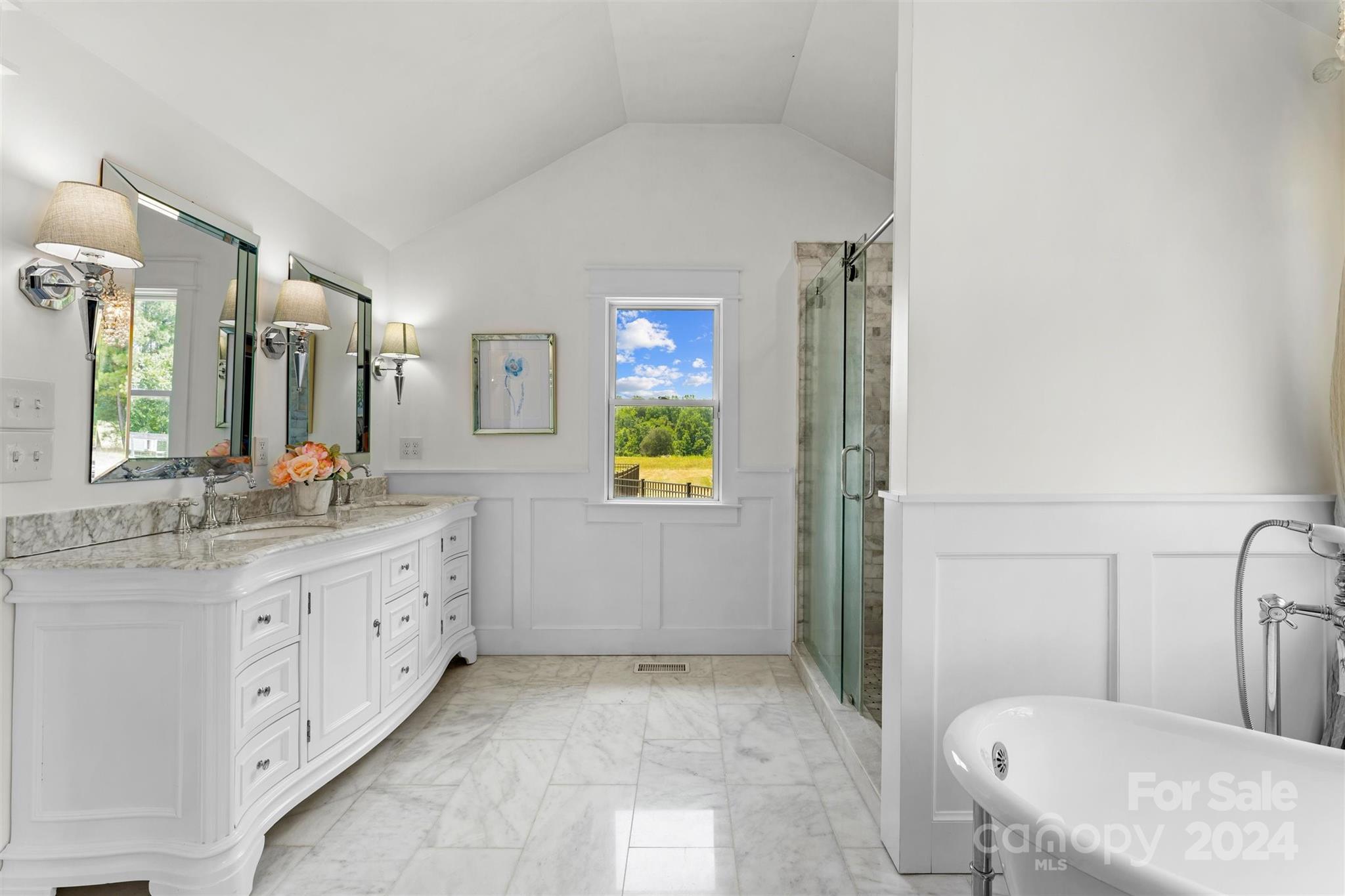 7755 Stokes Ferry Road Salisbury, NC 28146 - Photo 35 of 47 a bathroom with a granite countertop sink mirror vanity and toilet