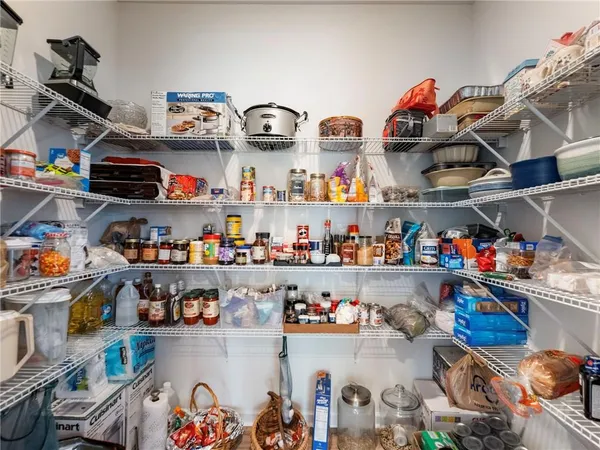 a view of staircase with white walls and white walls