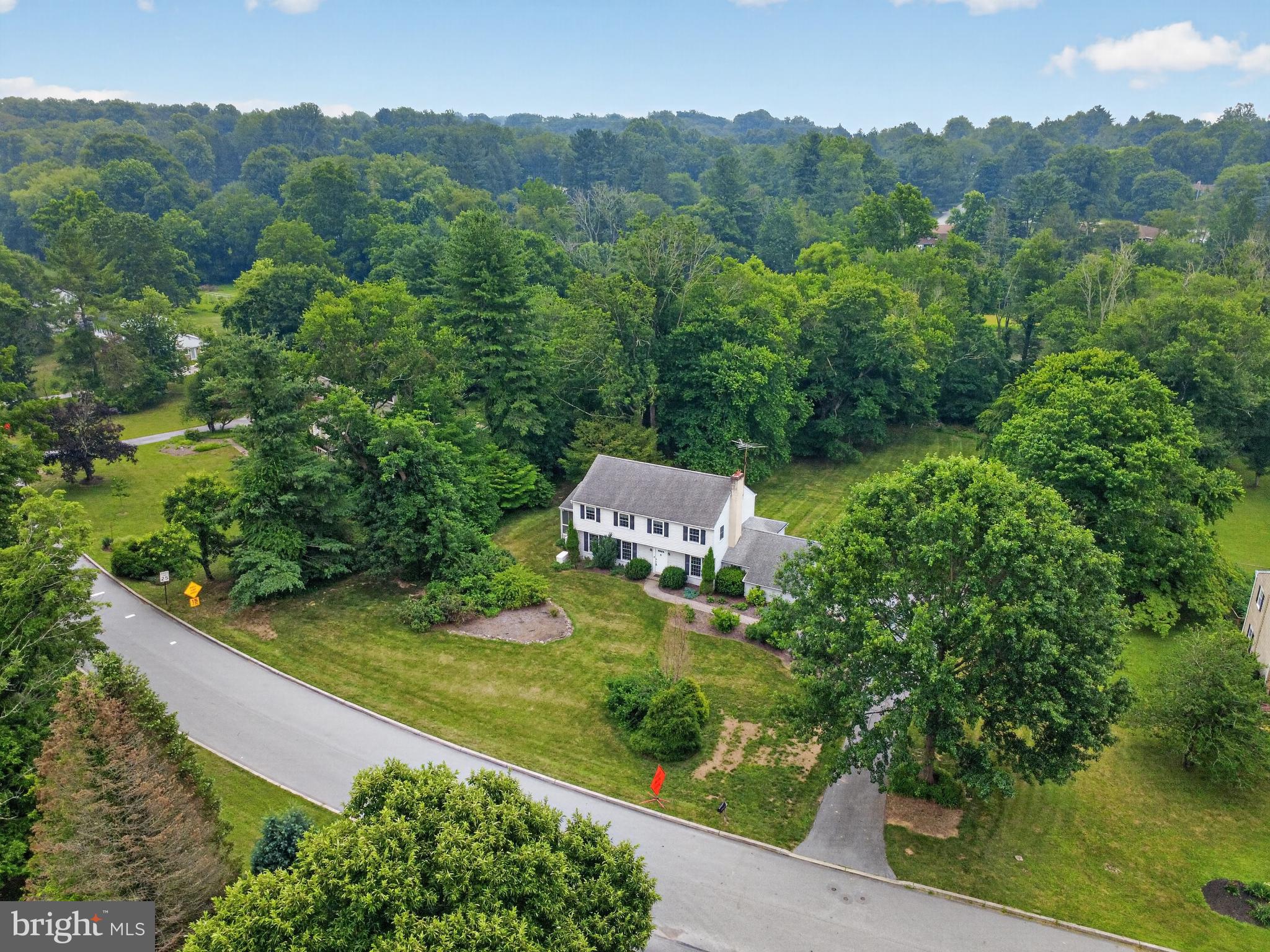 1408 Ponds Edge Road West Chester, PA 19382 - Photo 52 of 53 an aerial view of a house with a yard