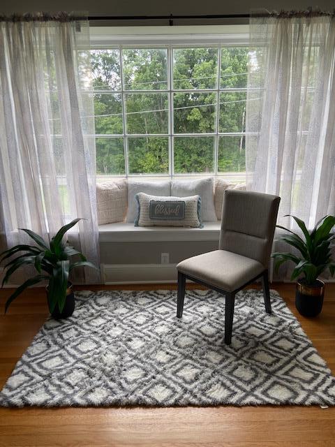 1116 Sandy Level Road Goodview, VA 24095 - Photo 8 of 22 a living room with couch potted plant and a large window
