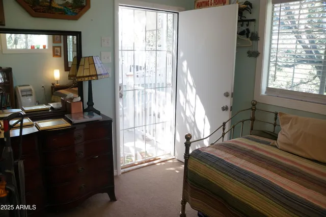 a view of living room filled with furniture