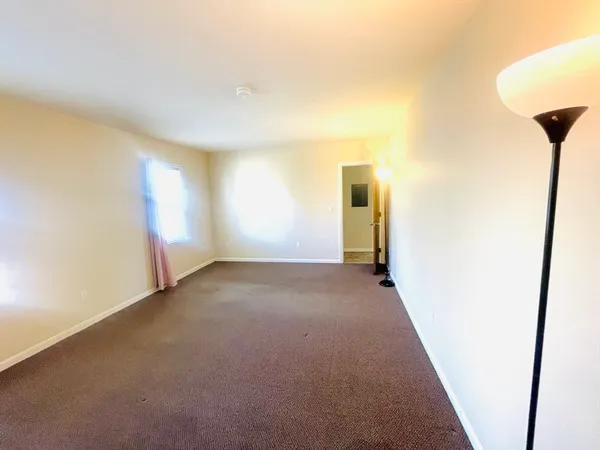 a view of a room with window