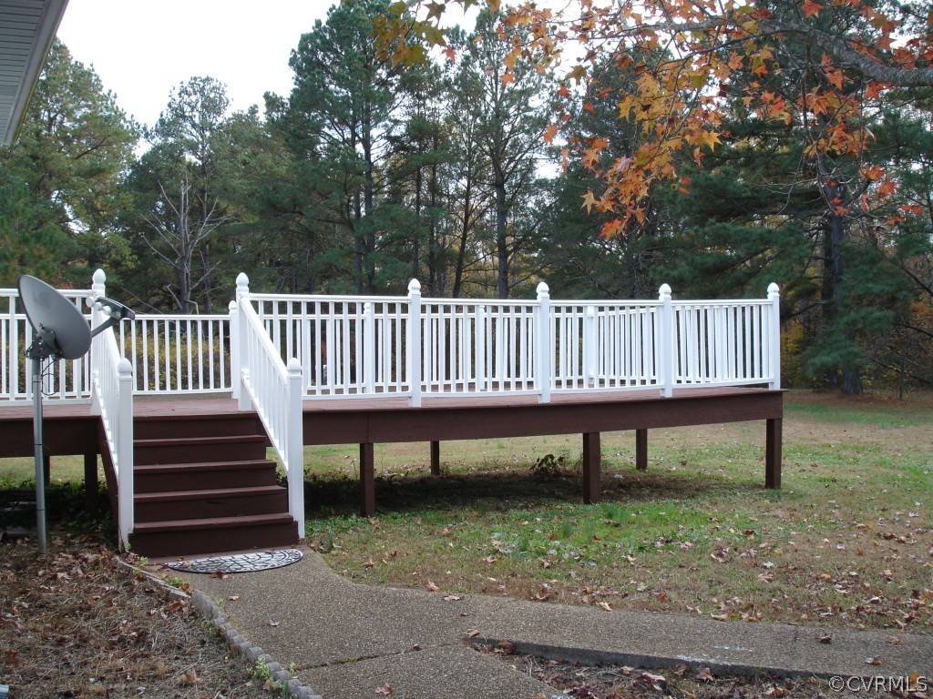 13267 Moody Road Hopewell, VA 23860 - Photo 3 of 24 Speaking of the deck - nice vinyl rails and fresh