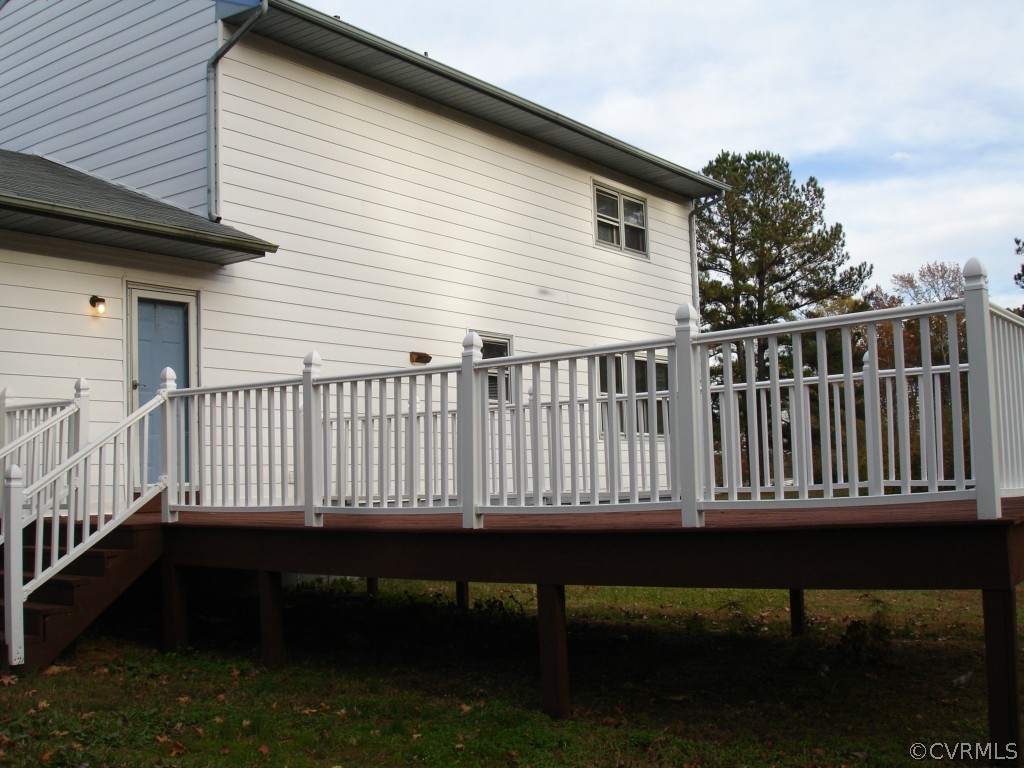 13267 Moody Road Hopewell, VA 23860 - Photo 5 of 24 Another view of that nice deck standing with garag