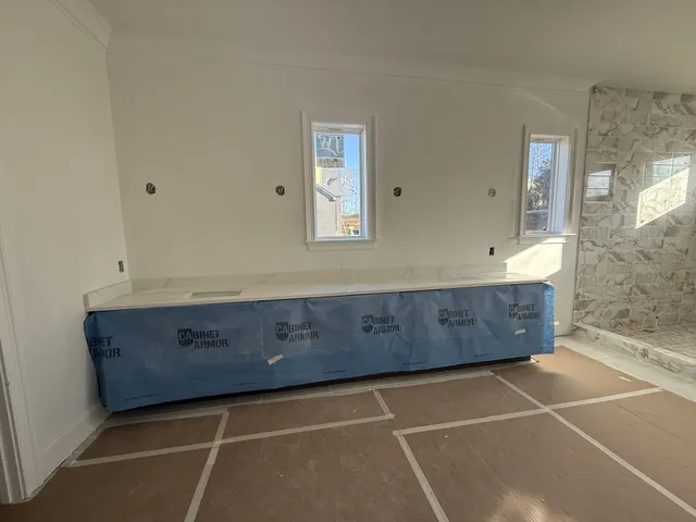 a view of an empty room