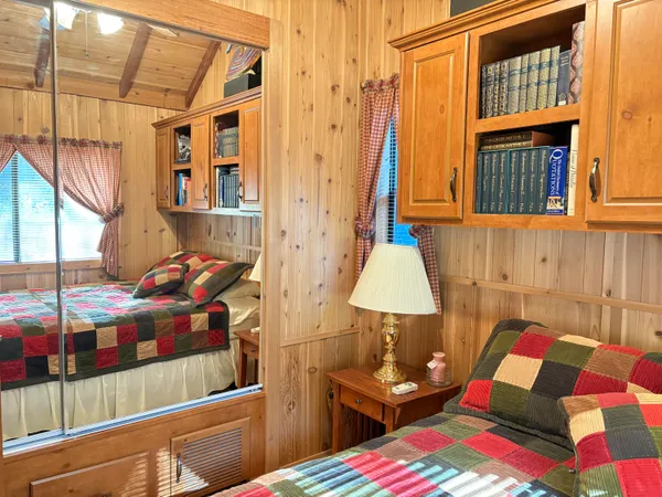 a room with furniture and a window